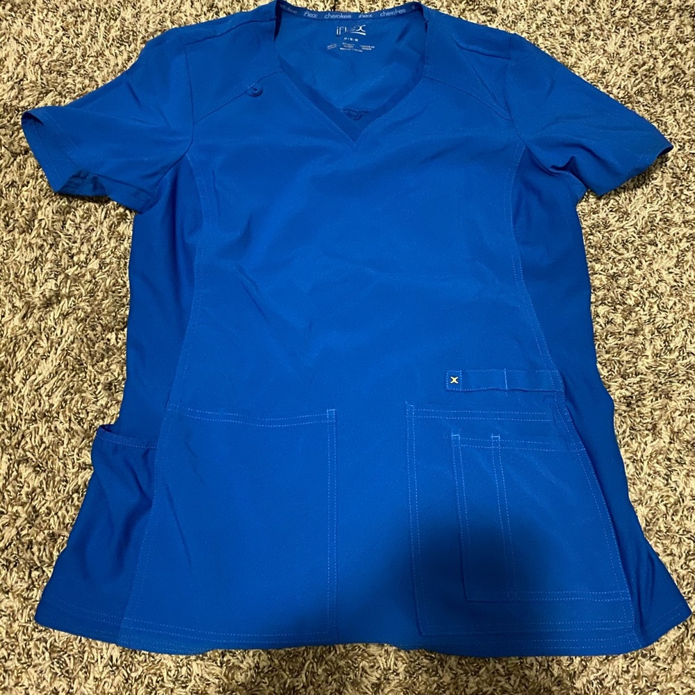 Royal Blue scrub Top
